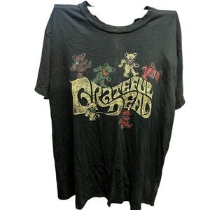 Free People Daydreamer Grateful Dead Black Top size S